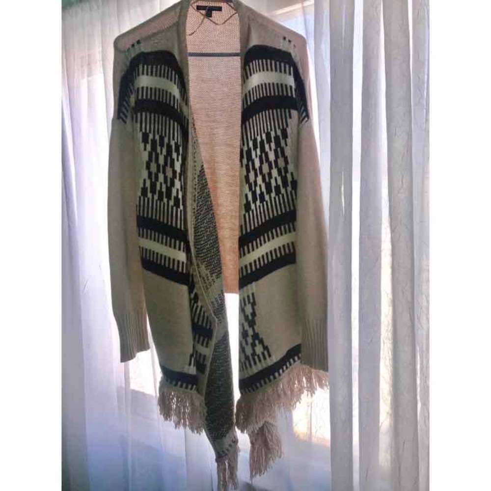 Fringe tribal pattern cardigan from American Eagle